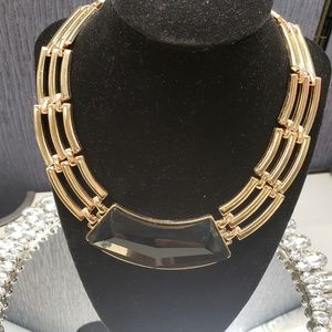 Gold & Black Necklace